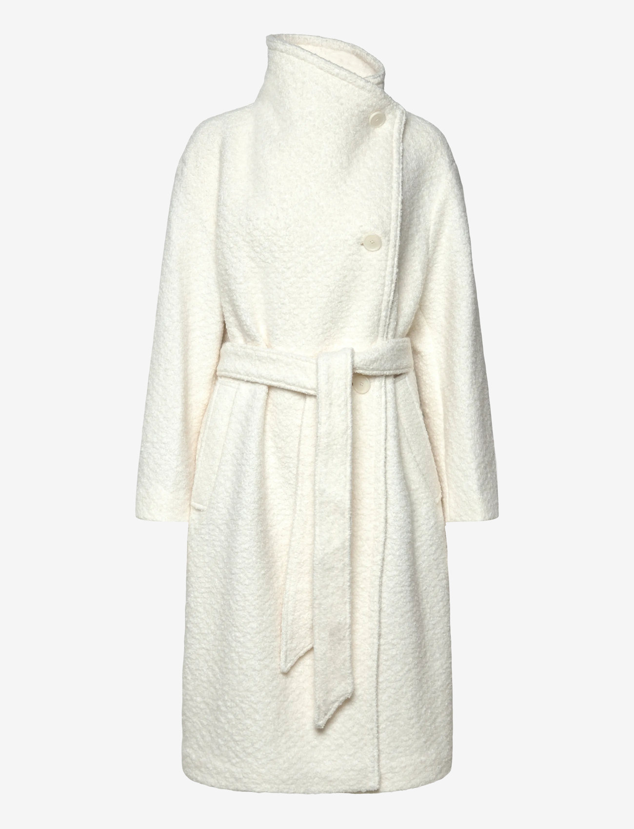 BOSS - C_Cayla - uldfrakker - open white - 2