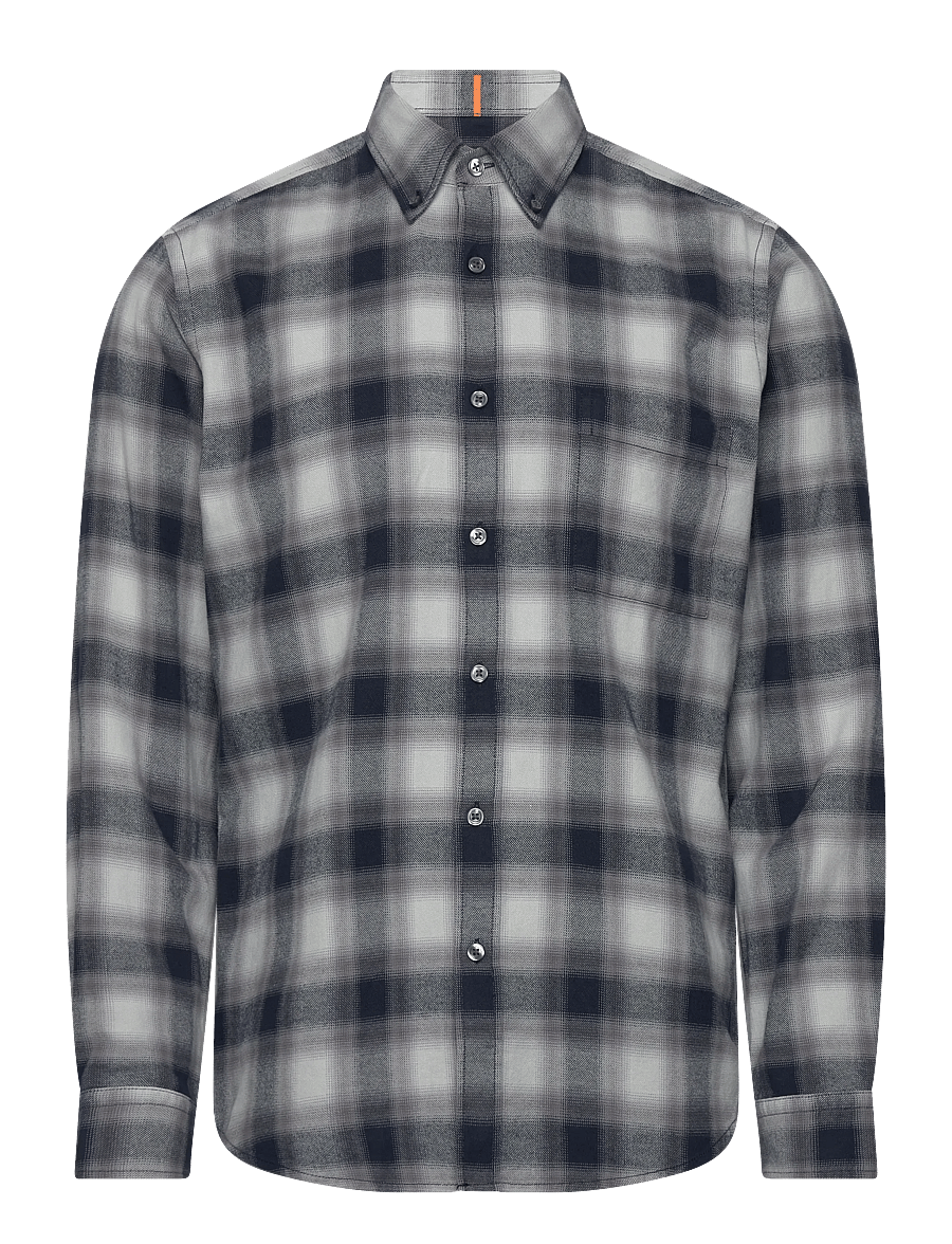 BOSS - Rickert_M - koszule w kratkę - open grey - 1