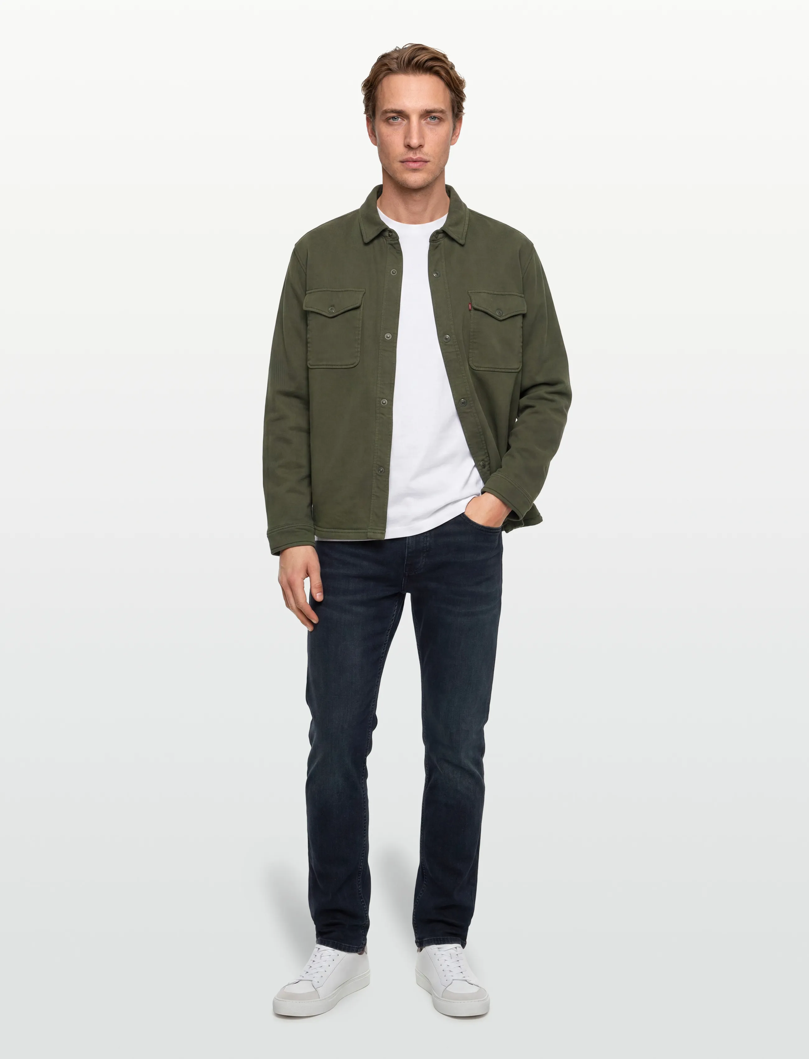 BOSS DELAWARE BO - Slim-Fit Jeans - DARK BLUE / navy