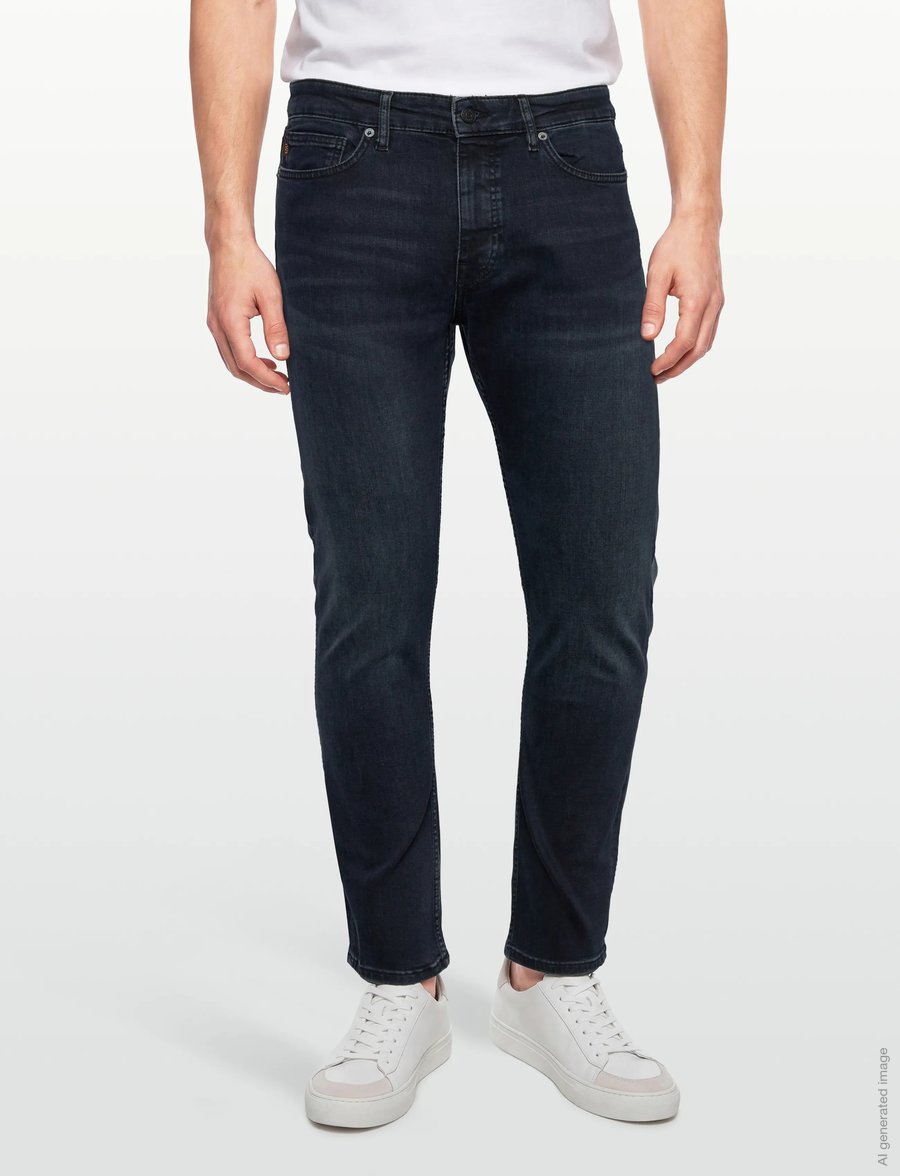 BOSS - DELAWARE BO - kitsad teksad - dark blue - 3
