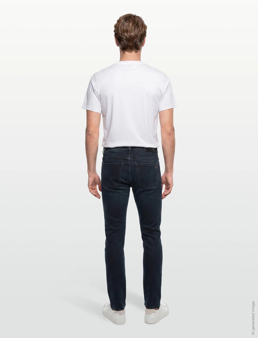 BOSS - DELAWARE BO - kitsad teksad - dark blue - 4