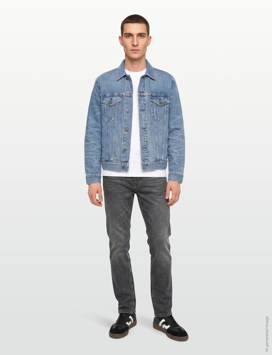 BOSS - DELAWARE BO - regular jeans - medium grey - 0