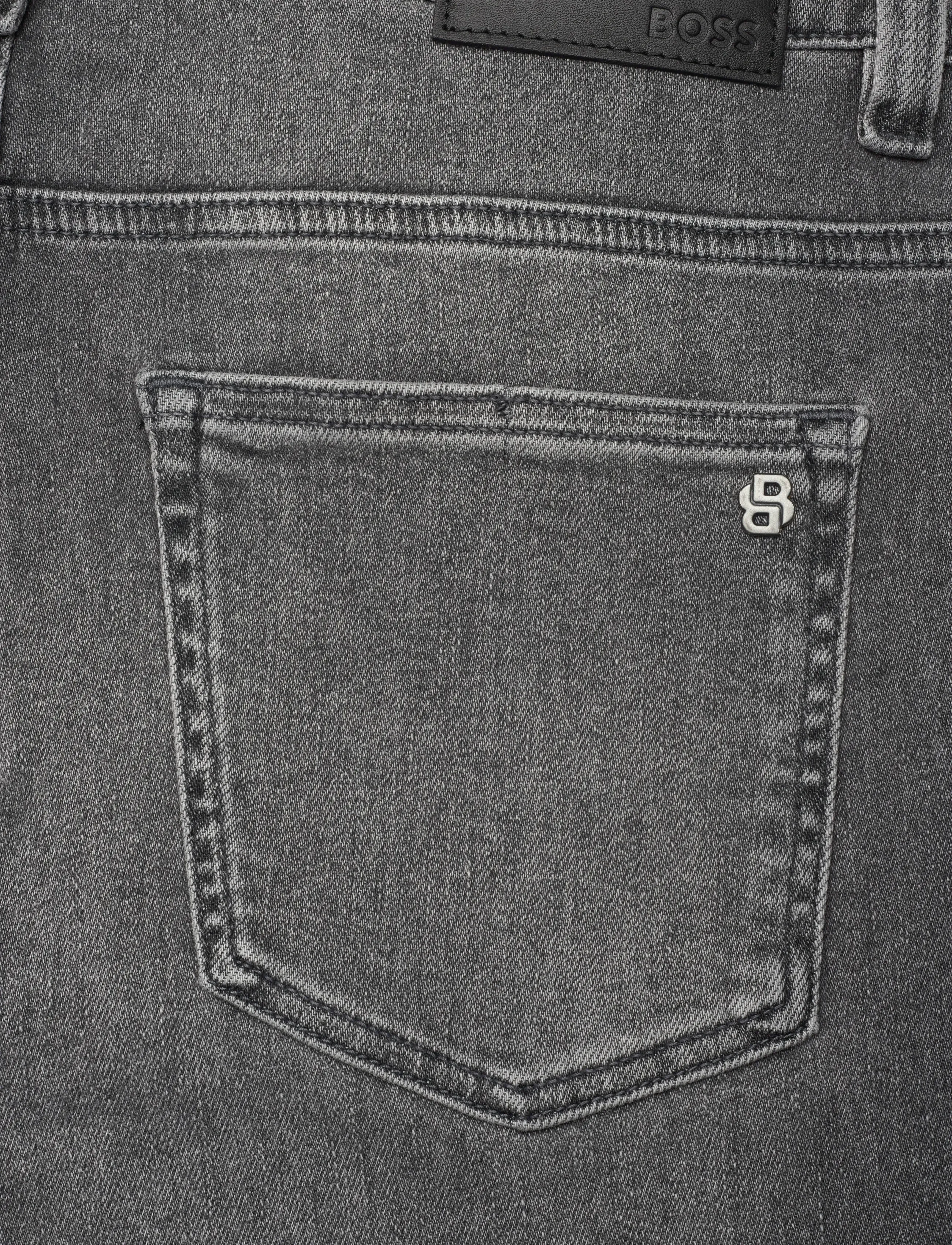 BOSS - DELAWARE BO - bikses & džinsa bikses - medium grey - 4