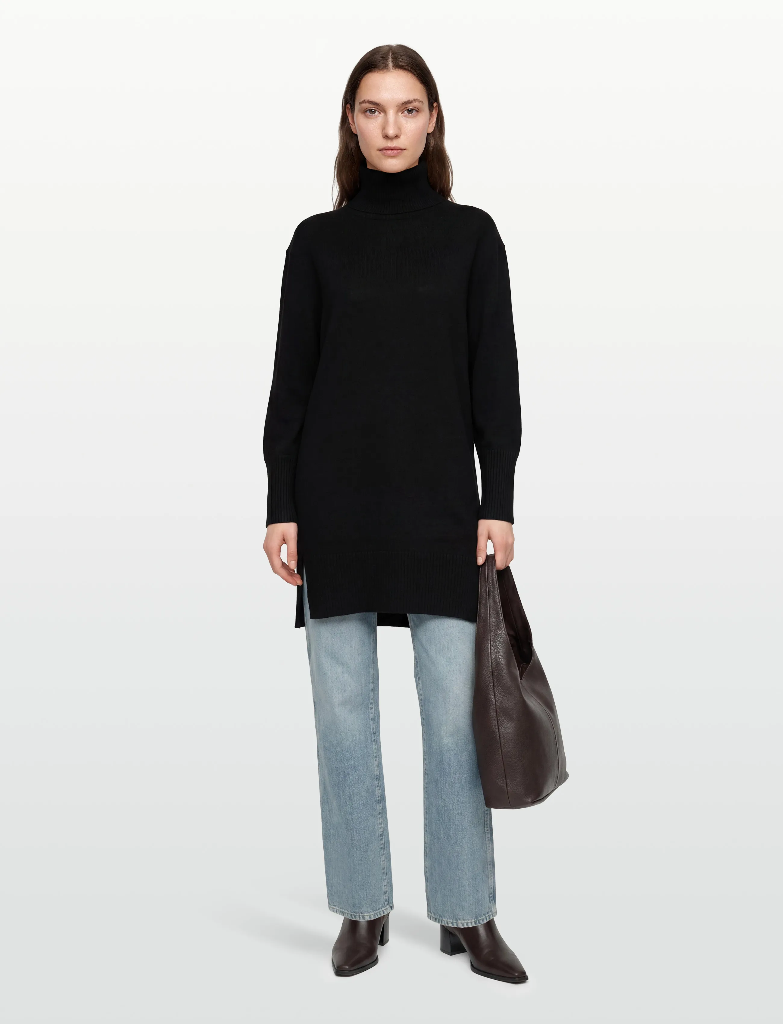 BOSS C_Feringatessa, M, Dresses, Schwarz - Knee-length & Midi, Frauen