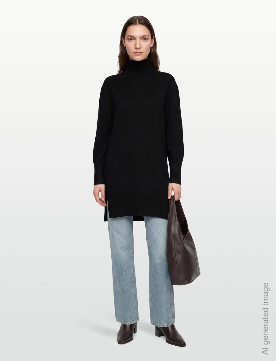 BOSS - C_Feringatessa - strickkleider - black - 0