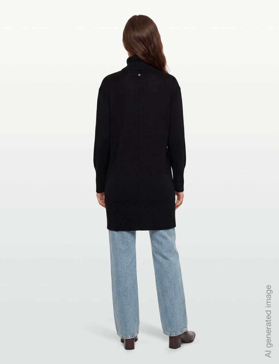 BOSS - C_Feringatessa - strickkleider - black - 4