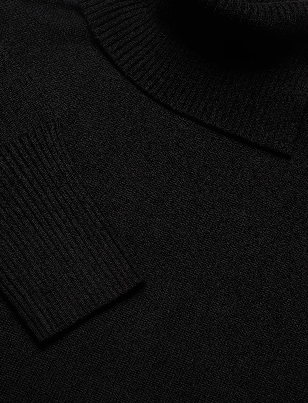 BOSS - C_Feringatessa - strikkjoler - black - 2