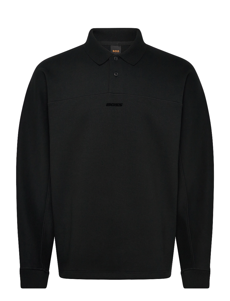 BOSS - Pe_heavylong - long-sleeved polos - black - 0