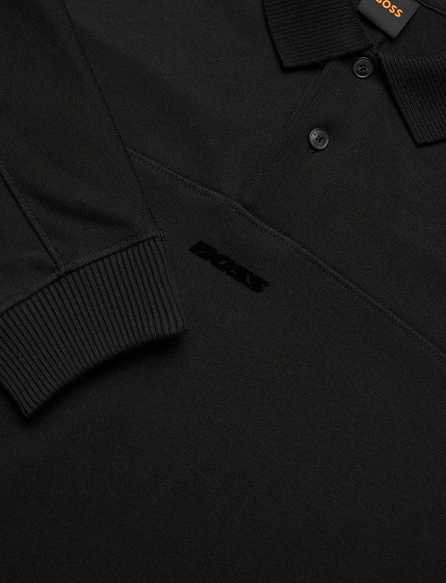 BOSS - Pe_heavylong - long-sleeved polos - black - 2