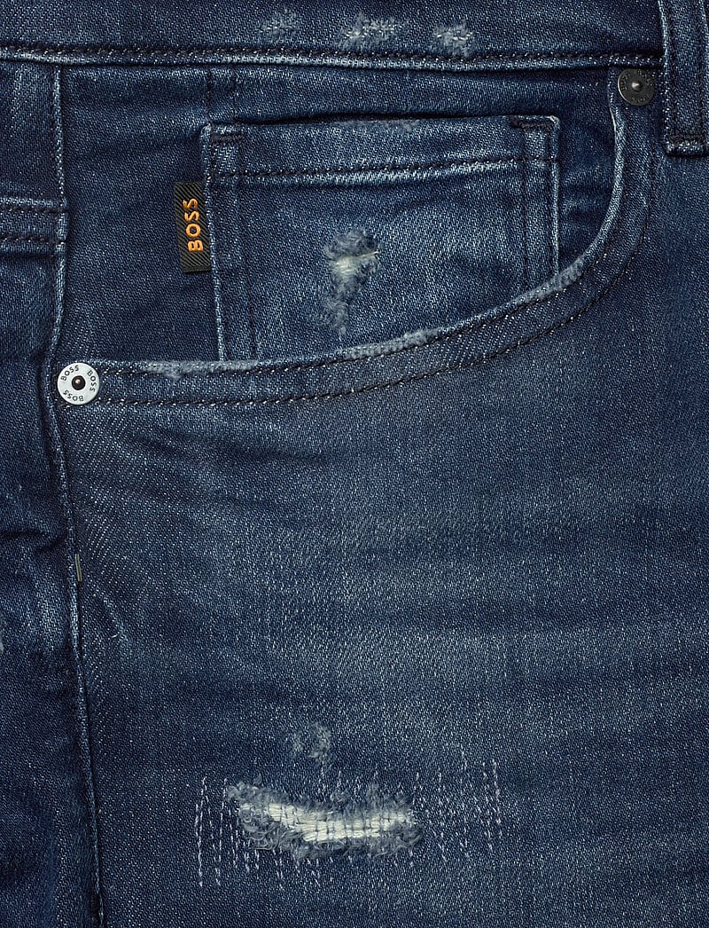 BOSS - RE.MAINE BO - tavalised teksad - medium blue - 2