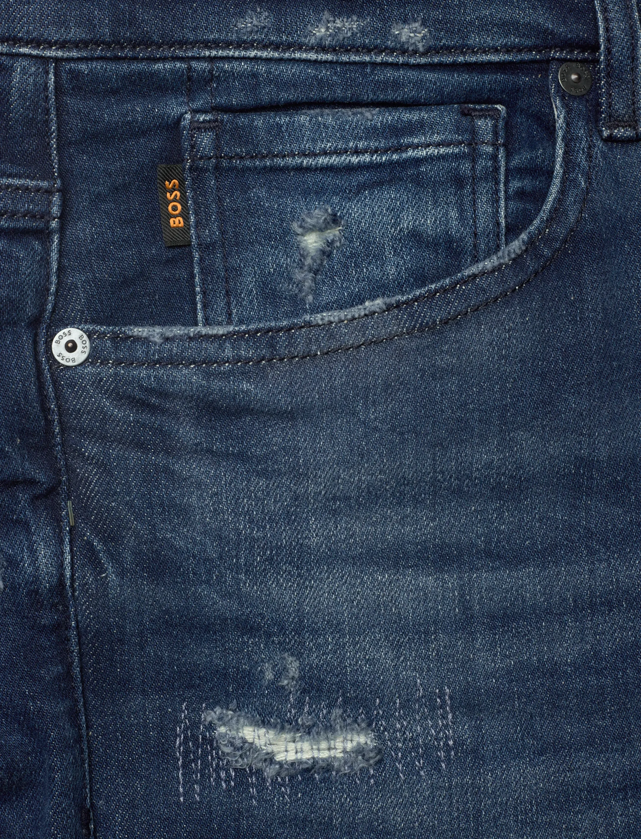 BOSS - RE.MAINE BO - bukser & jeans - medium blue - 2