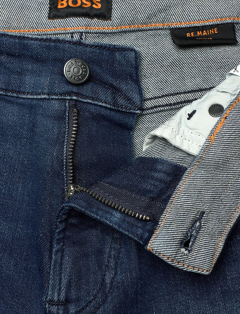 BOSS - RE.MAINE BO - tavalised teksad - medium blue - 3