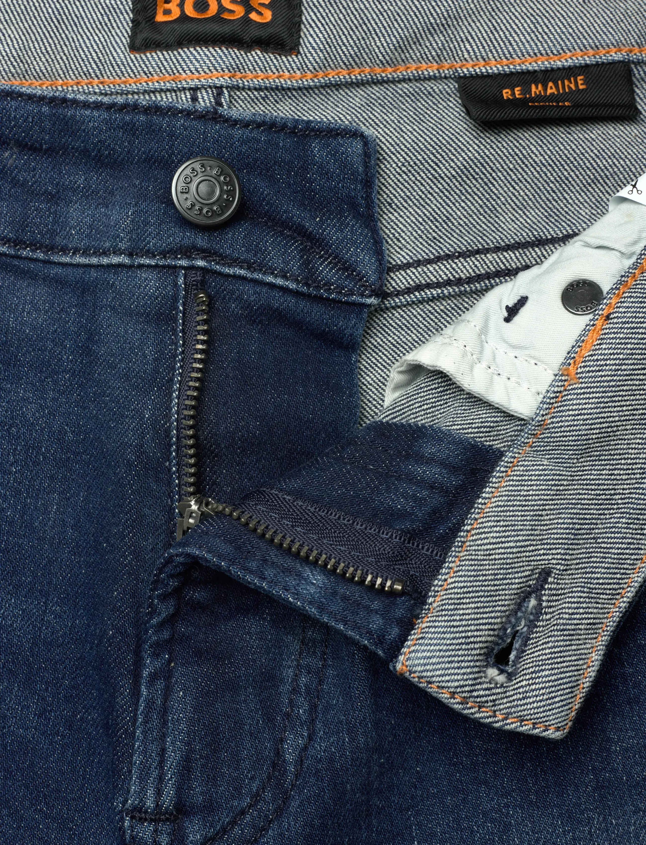BOSS - RE.MAINE BO - bukser & jeans - medium blue - 3