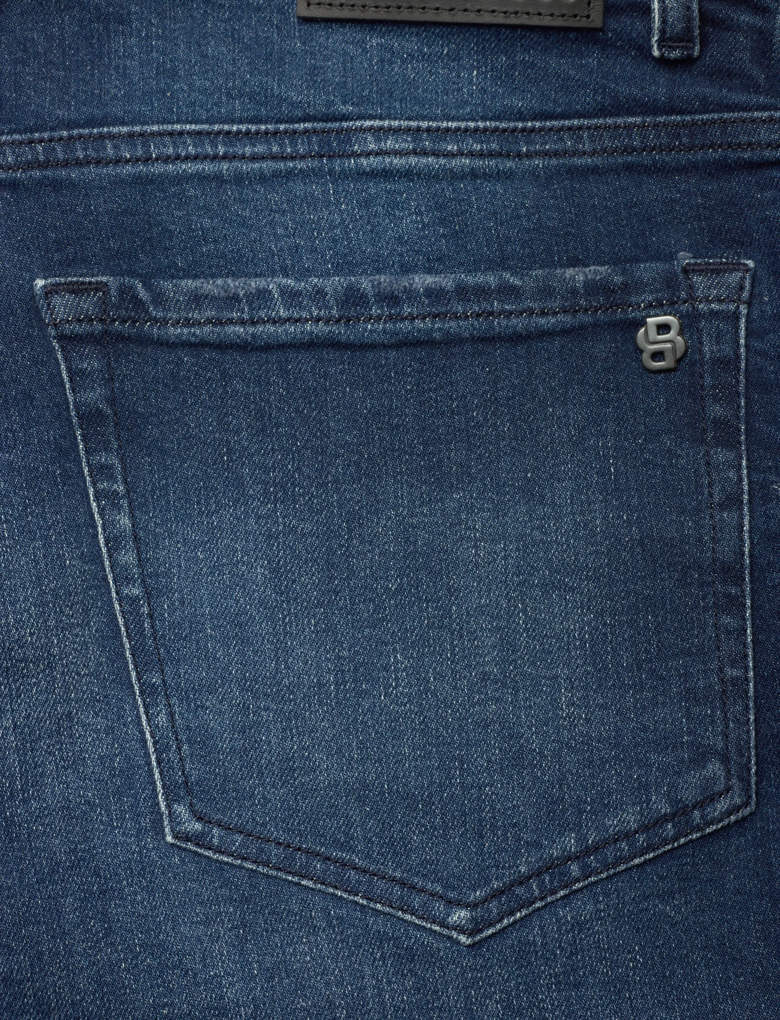 BOSS - RE.MAINE BO - bukser & jeans - medium blue - 4