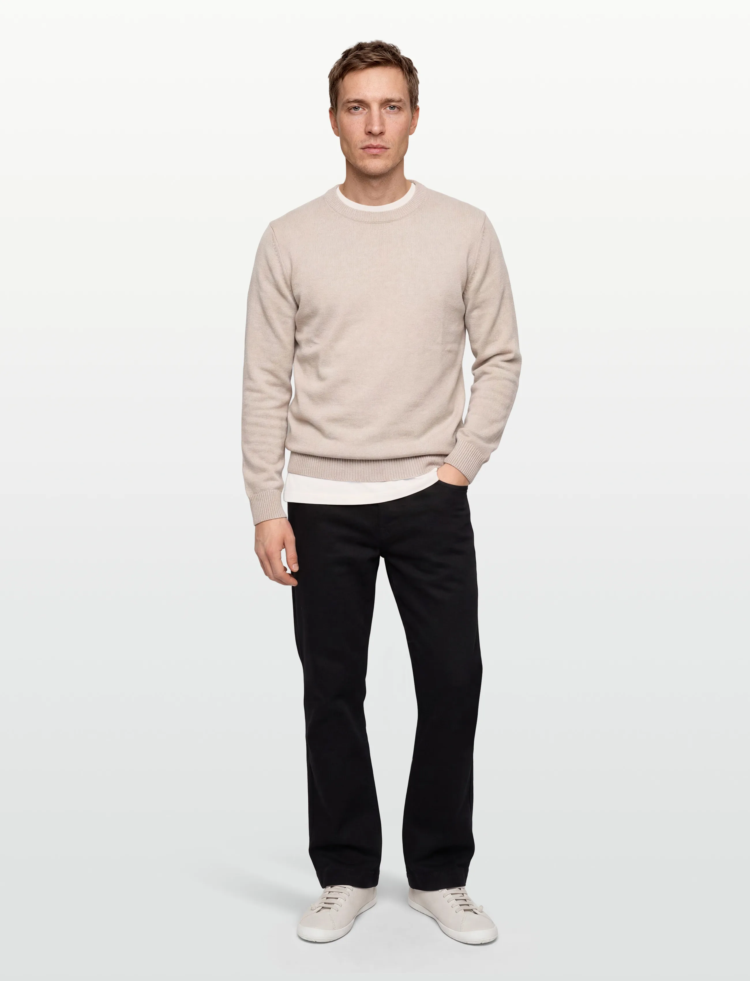 BOSS Chino-Straight-A, Mænd, Straight Chinos, Sort, Str: 38 x 32