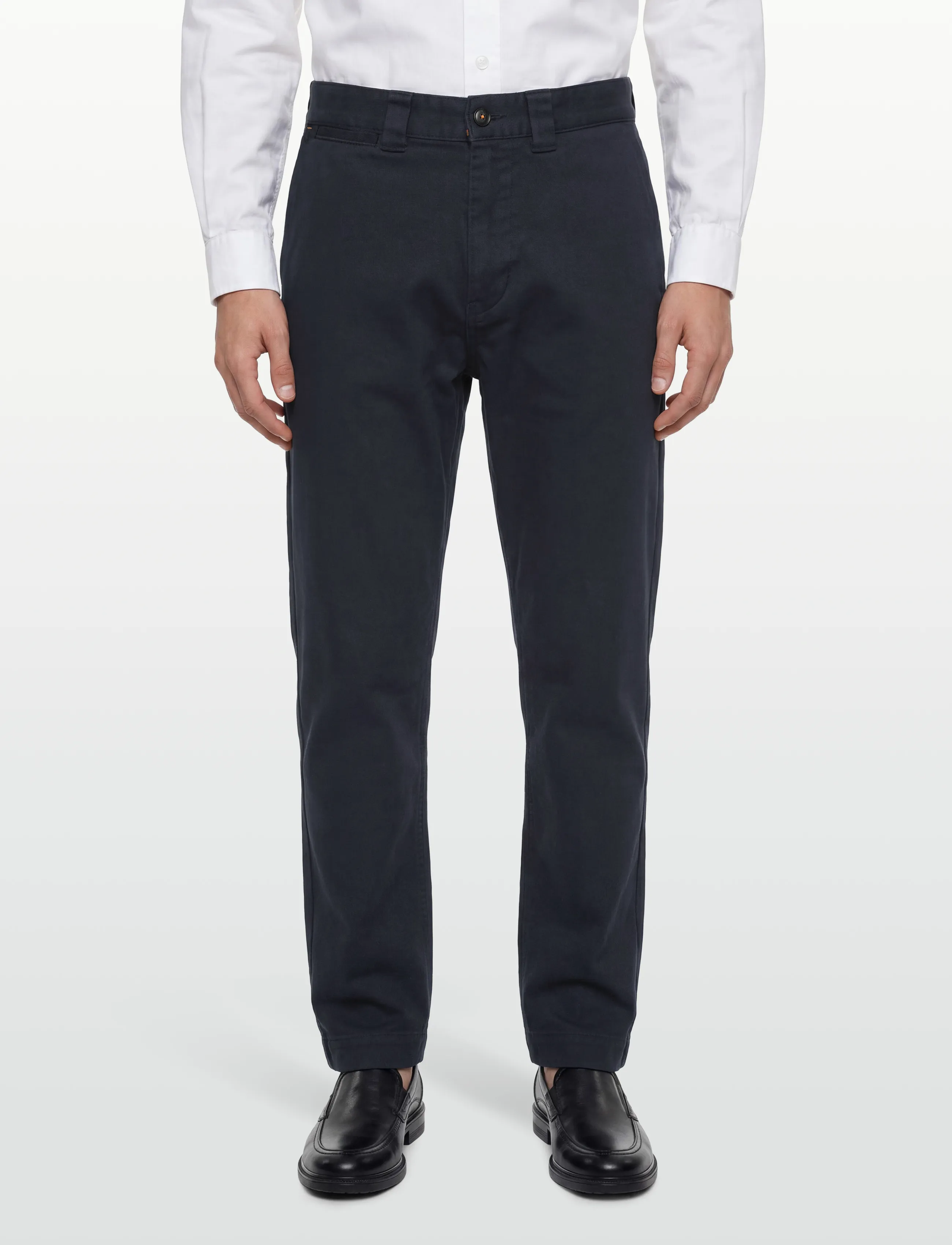 BOSS - Chino-Straight-A - casual byxor - dark blue - 3
