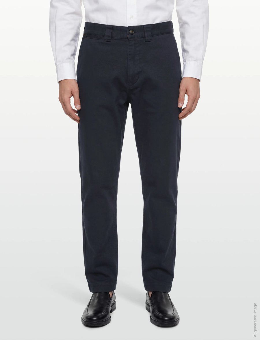 BOSS - Chino-Straight-A - casual - dark blue - 3