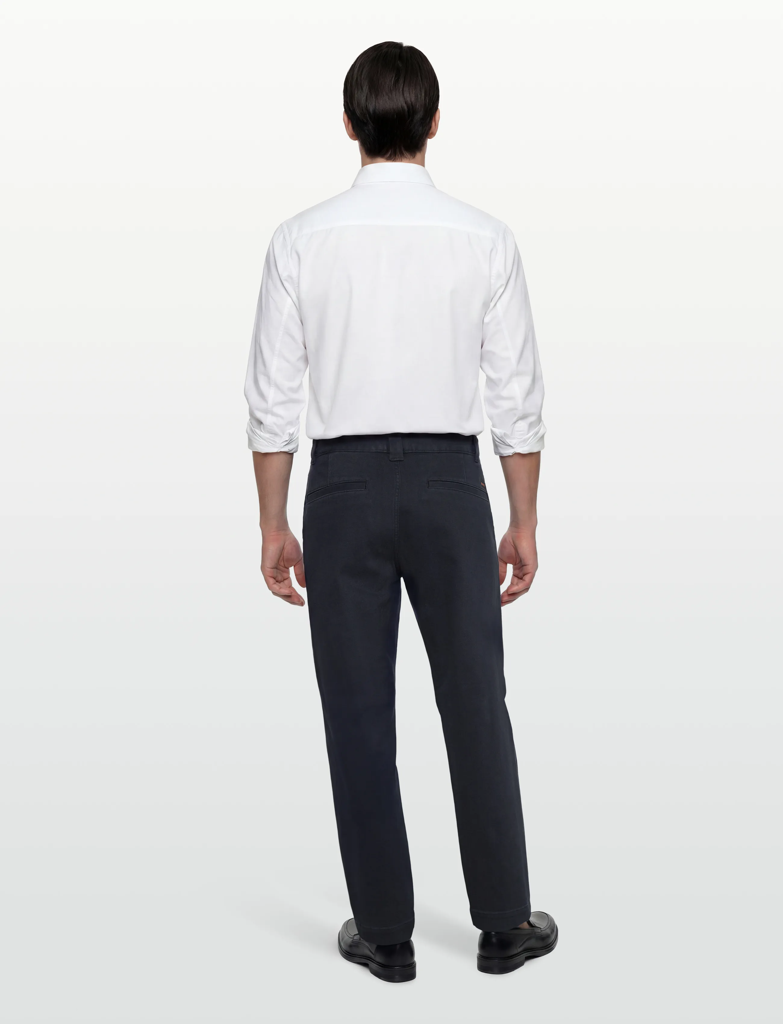 BOSS - Chino-Straight-A - casual byxor - dark blue - 4