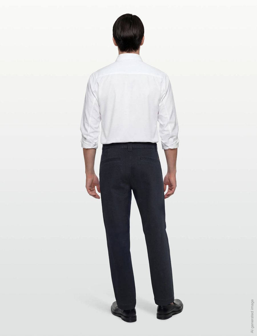 BOSS - Chino-Straight-A - casual - dark blue - 4