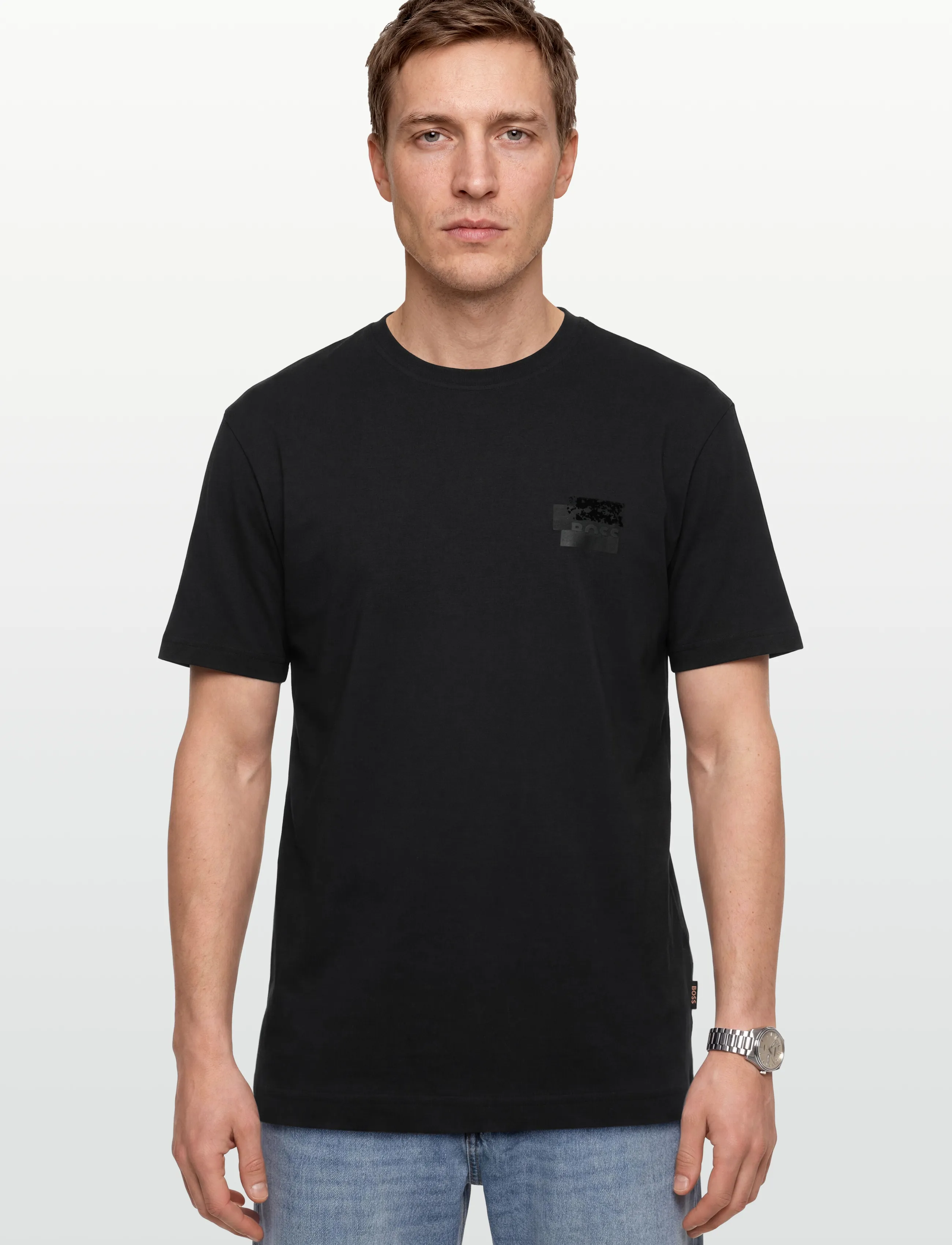 BOSS - Te_snow - kurzärmelige - black - 3