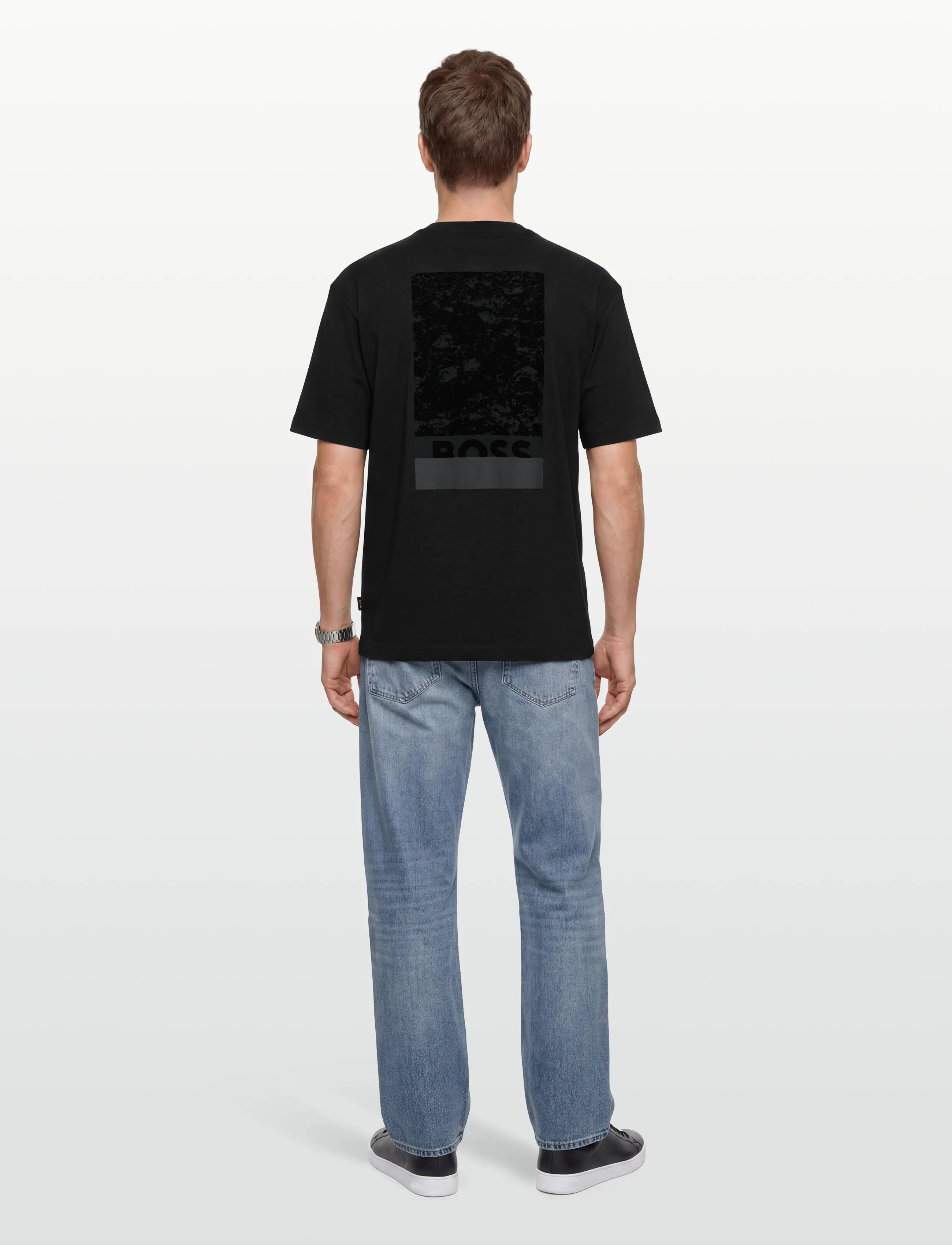 BOSS - Te_snow - kurzärmelige - black - 4