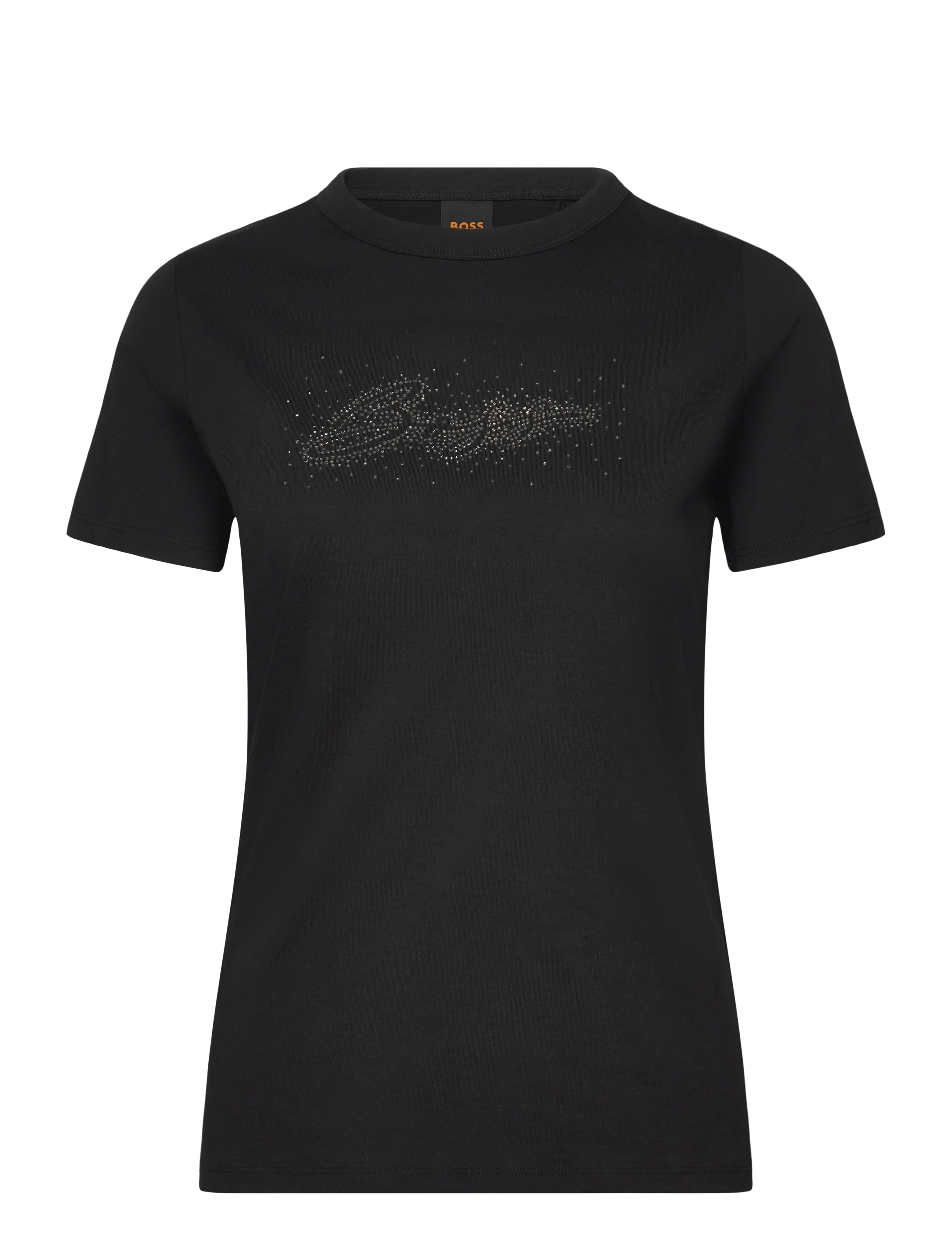 BOSS C_Elogo_print19 - T-shirts & Tops - BLACK / black