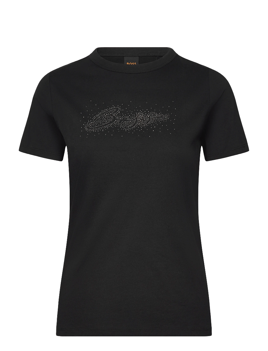 BOSS - C_Elogo_print19 - t-shirts - black - 1