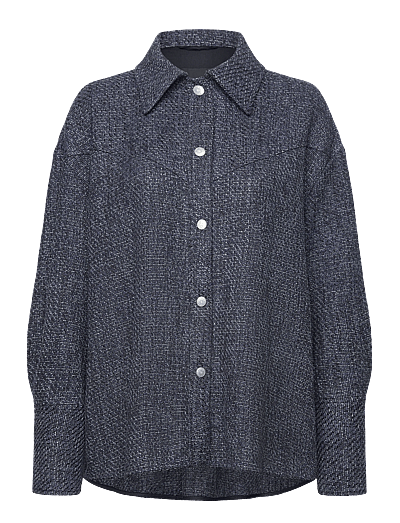 BOSS C_Jatessa - Pikkade varrukatega särgid - OPEN MISCELLANEOUS / blue
