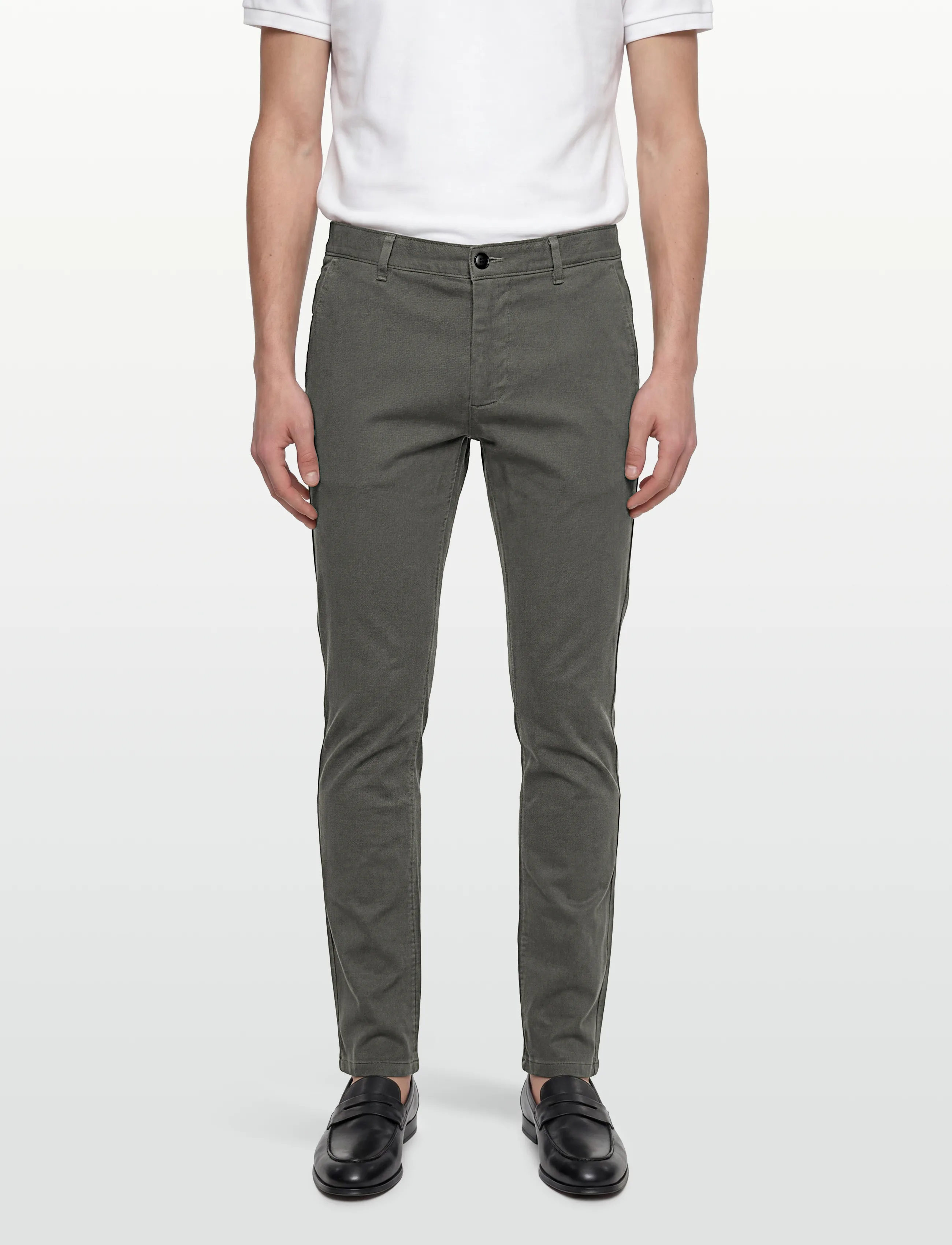 BOSS - Chino_slim - chinosy - open grey - 3