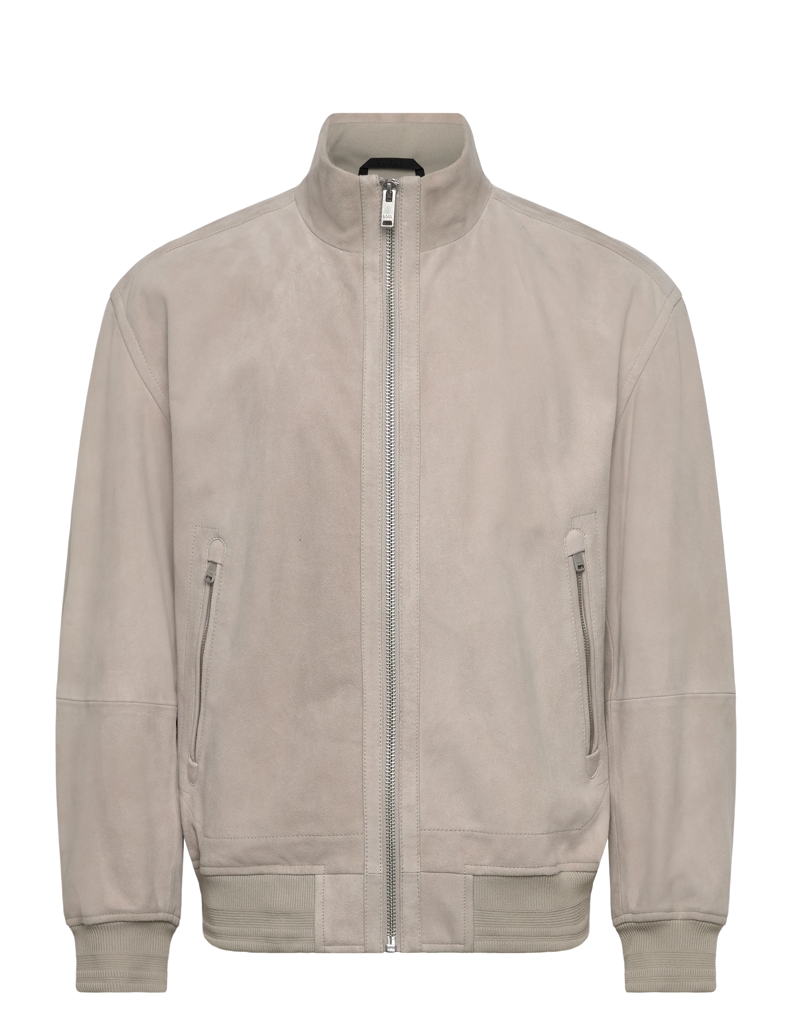 BOSS Jarip - Lederjacken - OPEN GREY / grey
