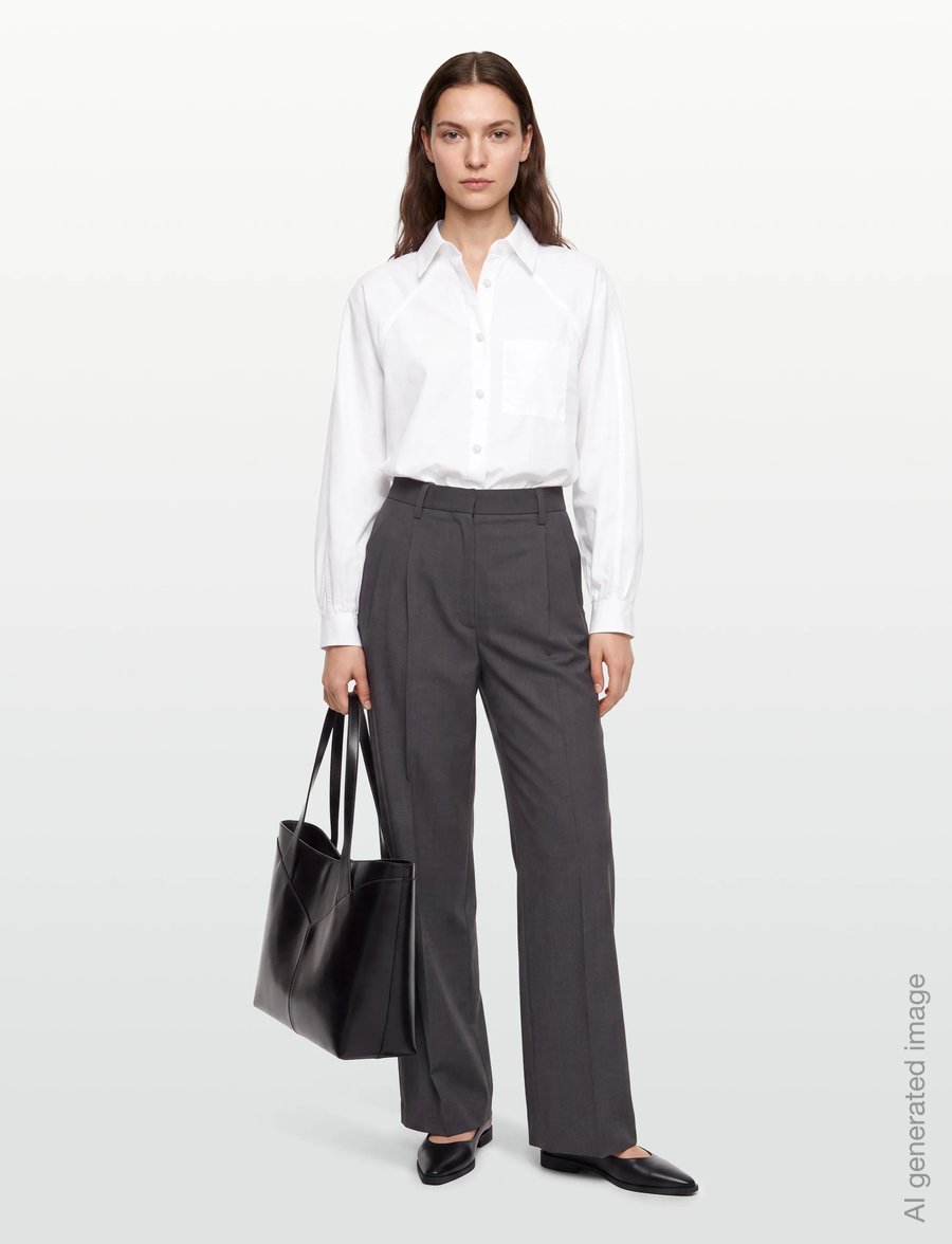BOSS - C_Belska - langærmede bluser - white - 0