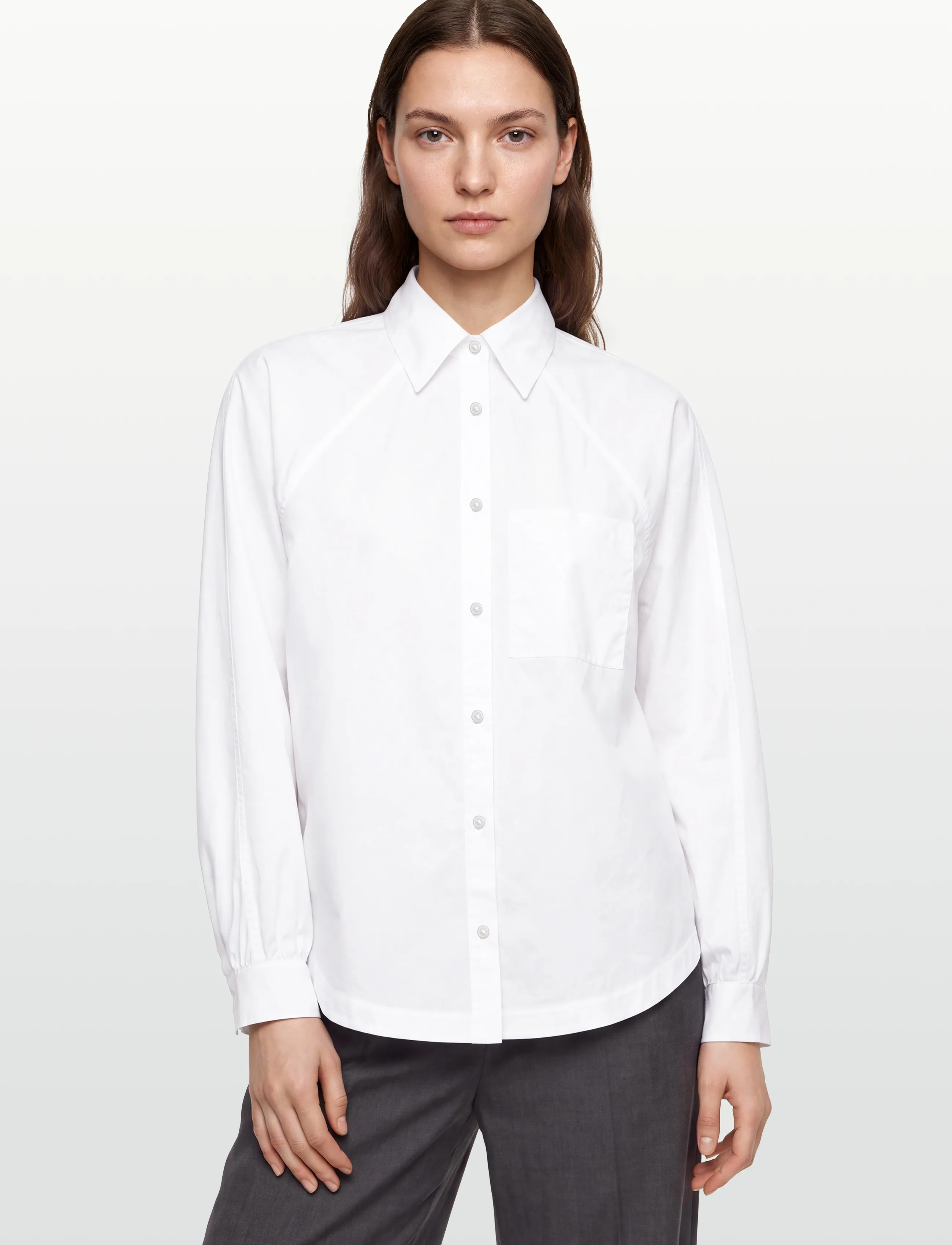 BOSS - C_Belska - langärmlige blusen - white - 3