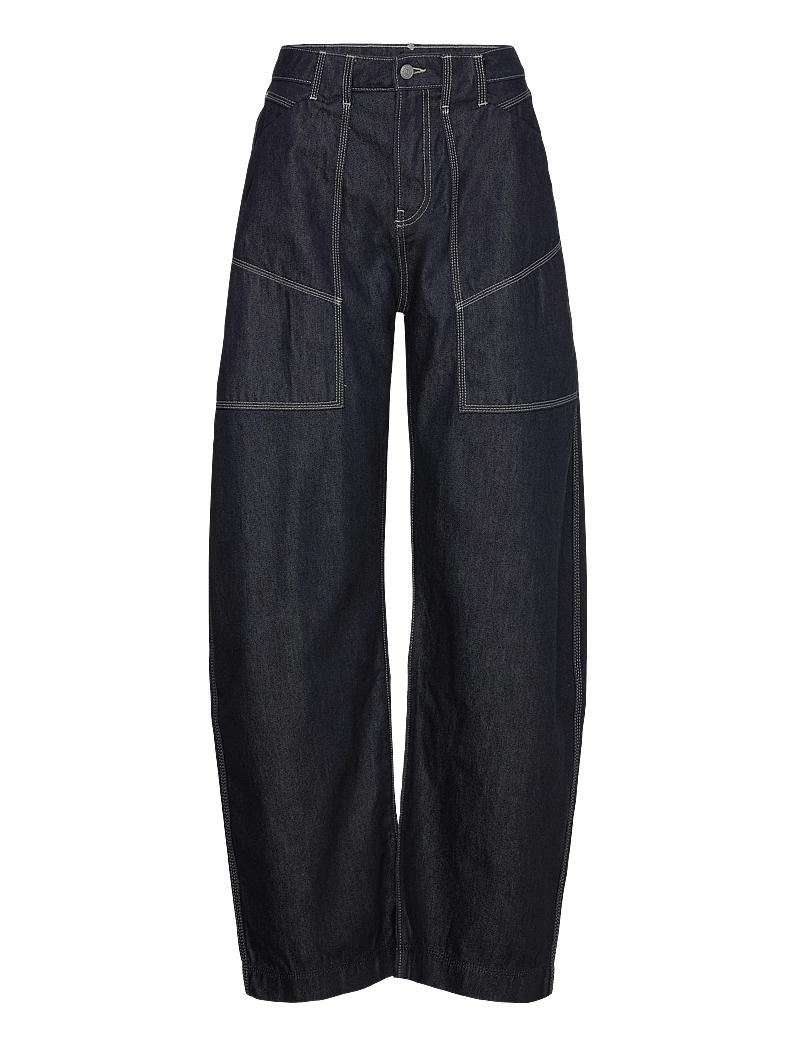 BOSS - C_CARGO BALLOON 1.0 - barrel jeans - dark blue - 0