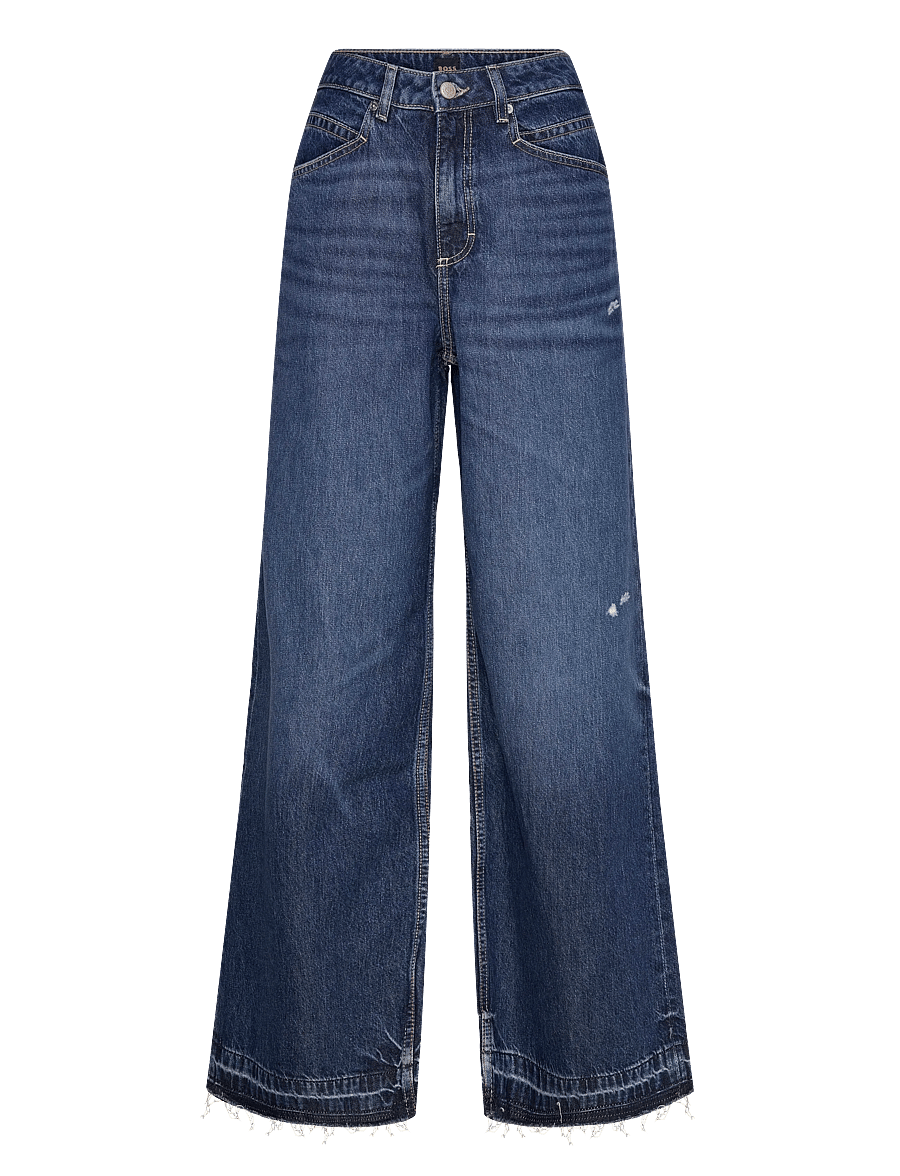 BOSS - C_SLOUCHY MR 1.0 - hosen mit weitem bein - medium blue - 0