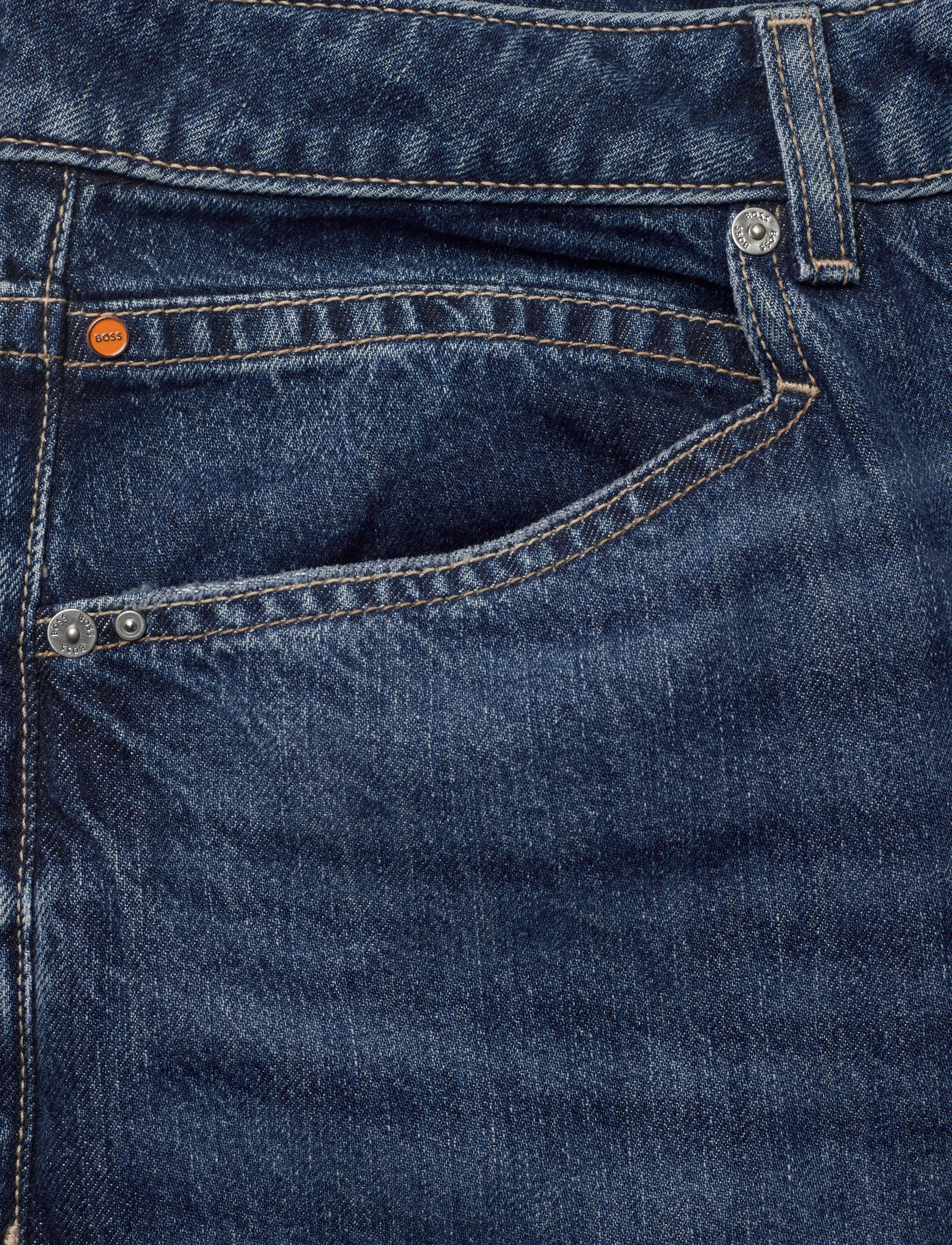 BOSS - C_SLOUCHY MR 1.0 - brede jeans - medium blue - 2