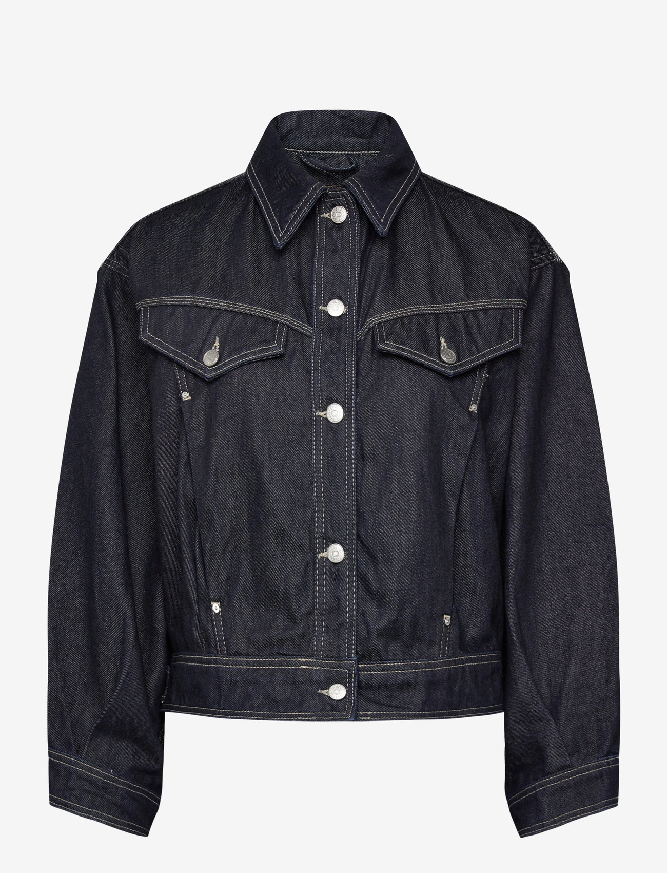 BOSS - C_BOMBER TRUCKER 1.0 - denimjakker - dark blue - 0