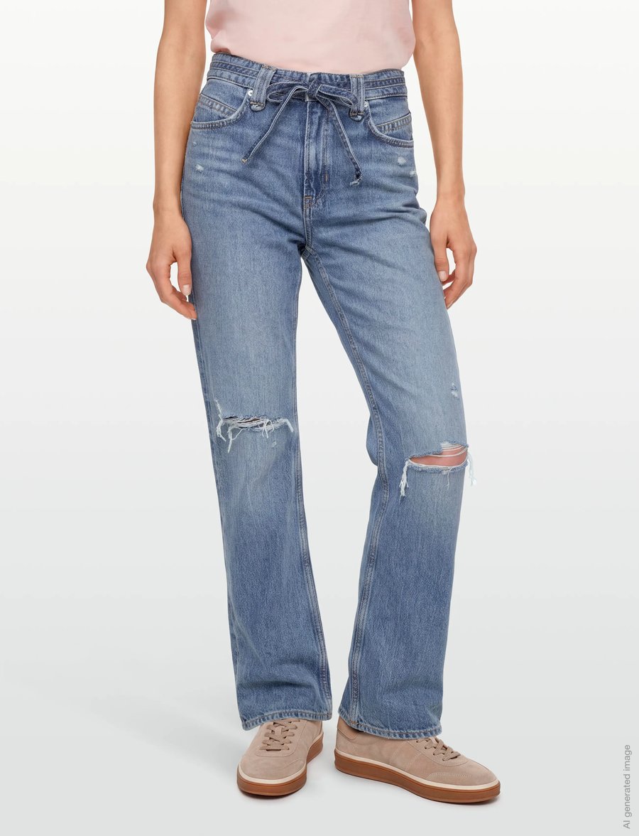 BOSS - C_ADA HR 14.0 - mom jeans - bright blue - 3