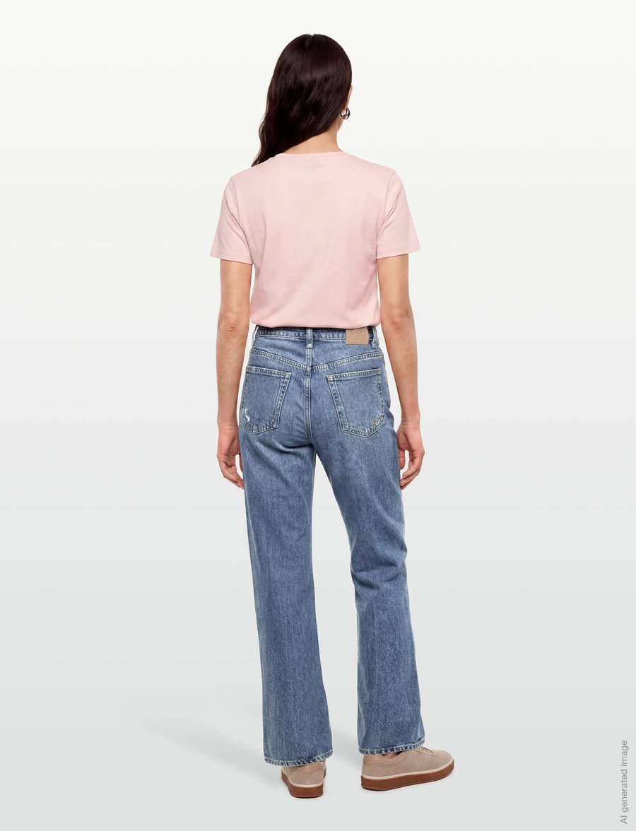 BOSS - C_ADA HR 14.0 - mom jeans - bright blue - 4