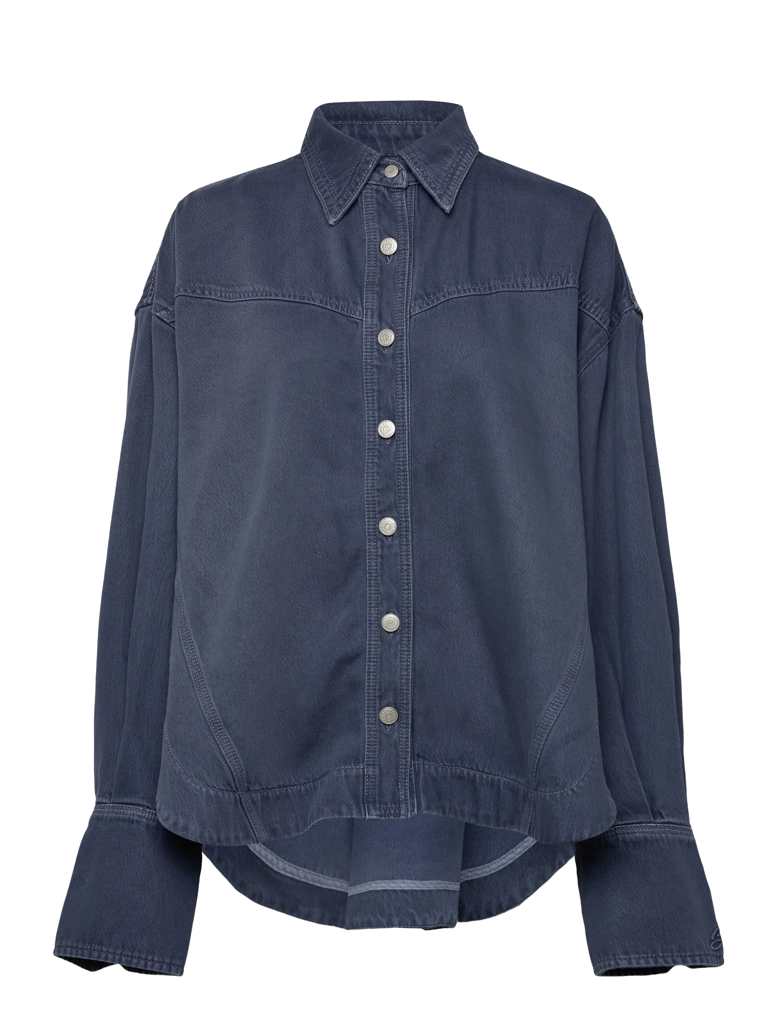 BOSS C_Overshirt 1.0, Kvinder, Overshirt, Navy, Str: M