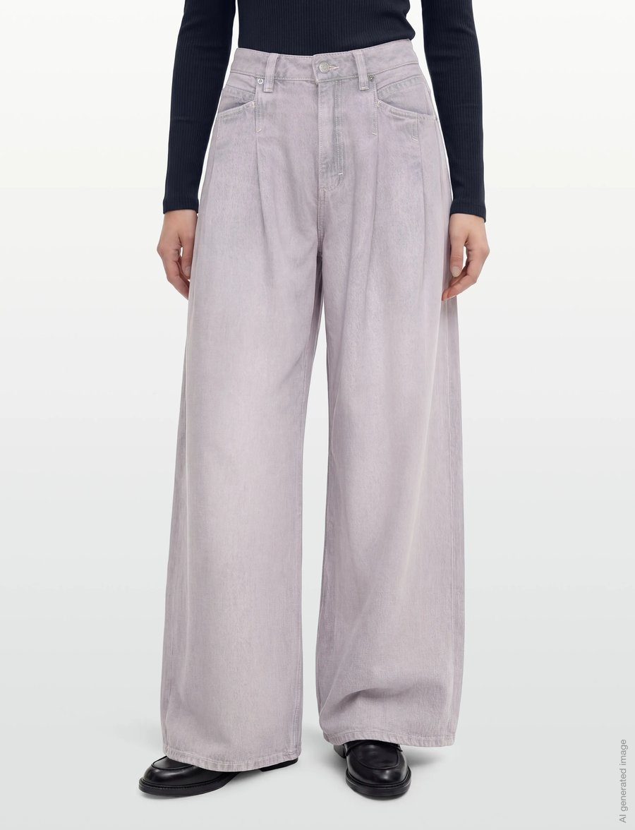 BOSS - C_SLOUCHY 2PL MR 1.0 - platūs džinsai - light/pastel grey - 3
