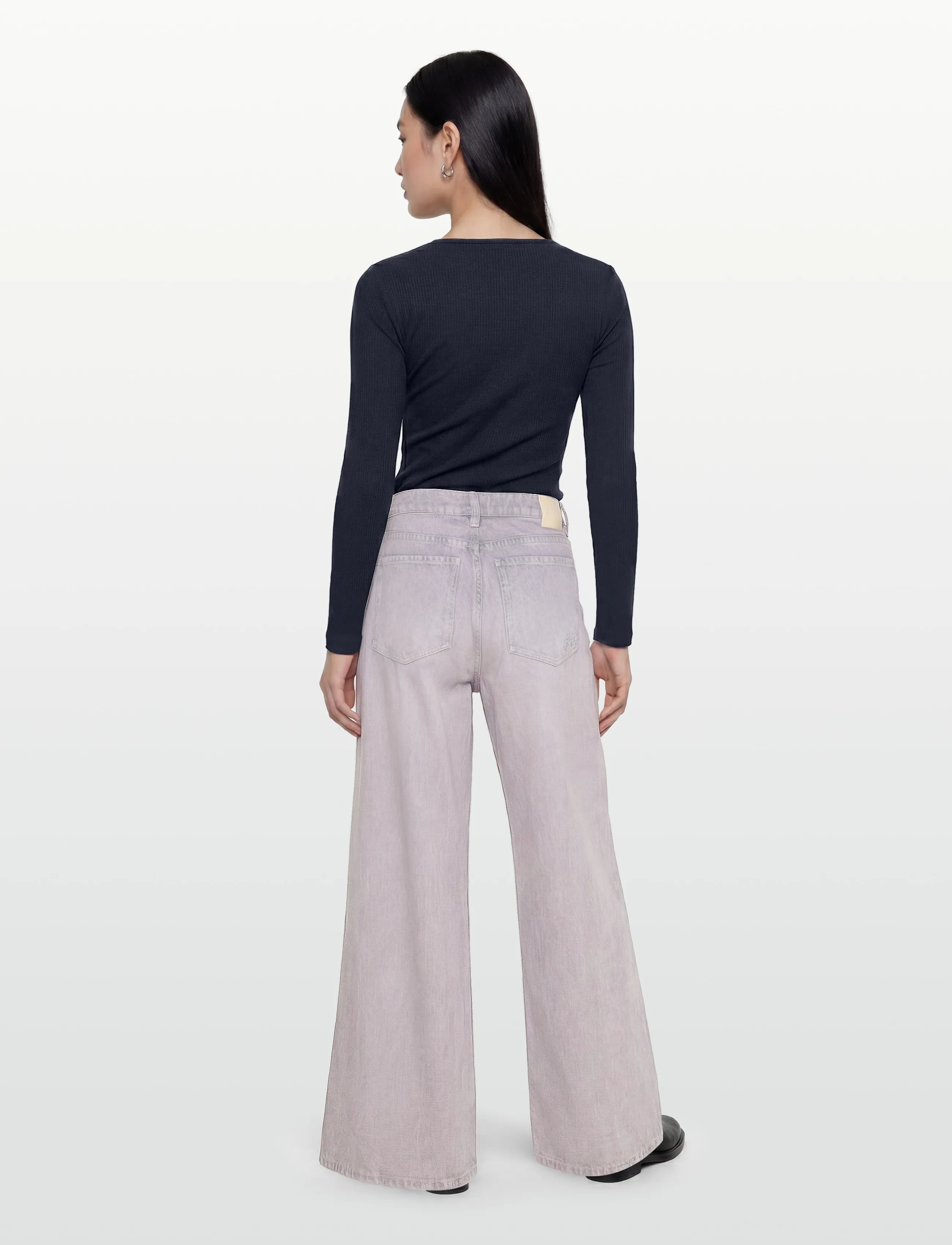 BOSS - C_SLOUCHY 2PL MR 1.0 - wide leg jeans - light/pastel grey - 4