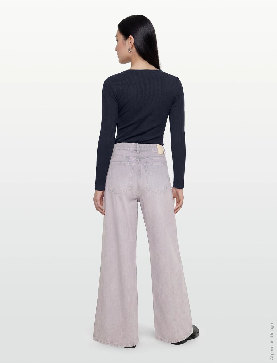 BOSS - C_SLOUCHY 2PL MR 1.0 - platūs džinsai - light/pastel grey - 4
