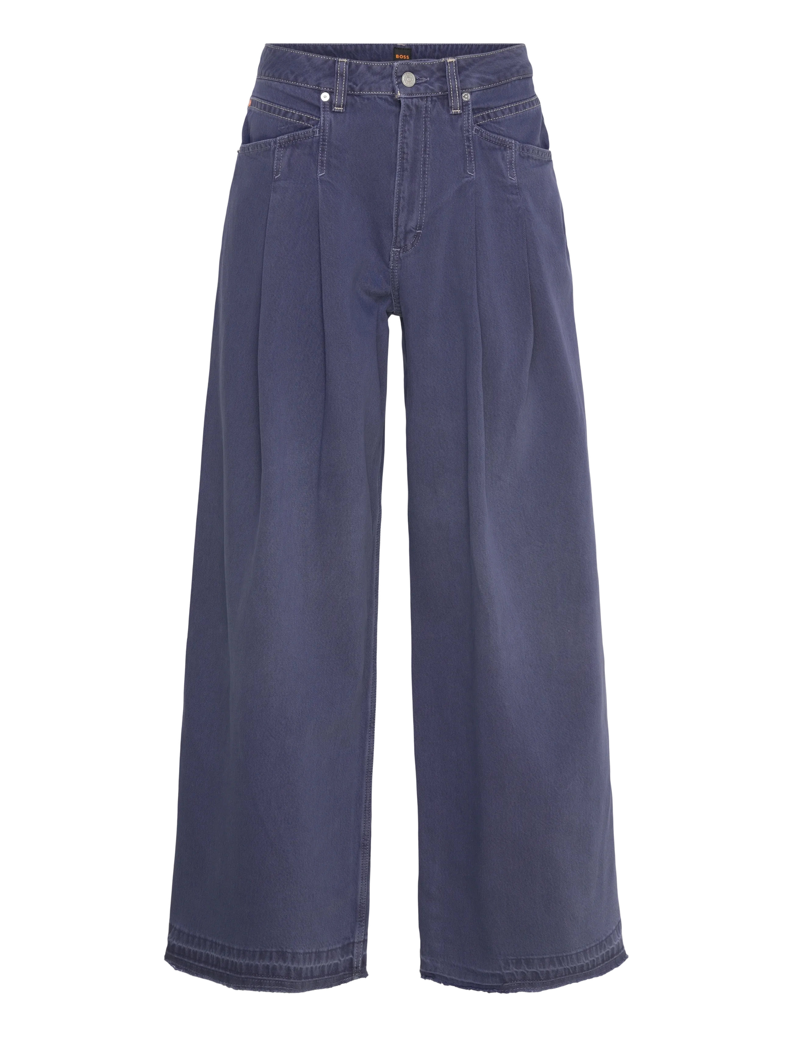 BOSS - C_SLOUCHY 2PL MR - hosen mit weitem bein - medium grey - 1