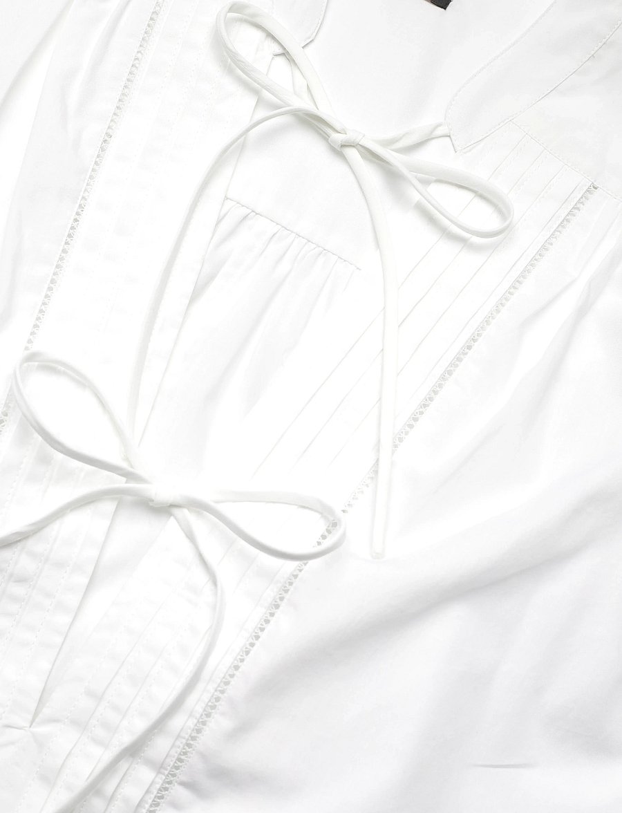 BOSS - C_Bales - kurzärmelige blusen - white - 5