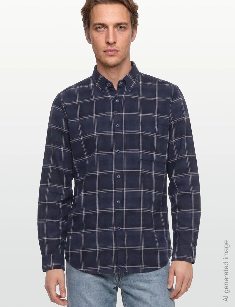 BOSS - Rickert_M - flanellskjortor - dark blue - 3