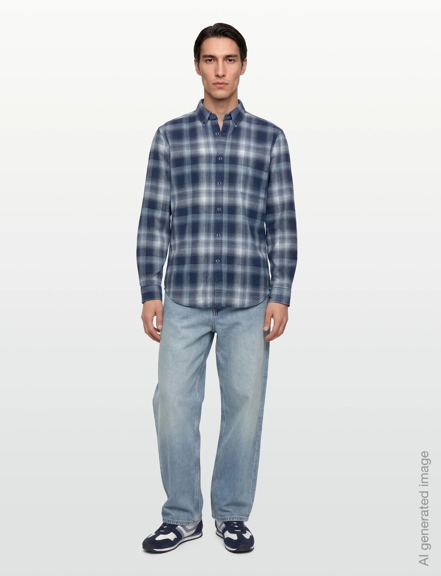 BOSS - Rickert_M - flannel-skjorter - open blue - 0