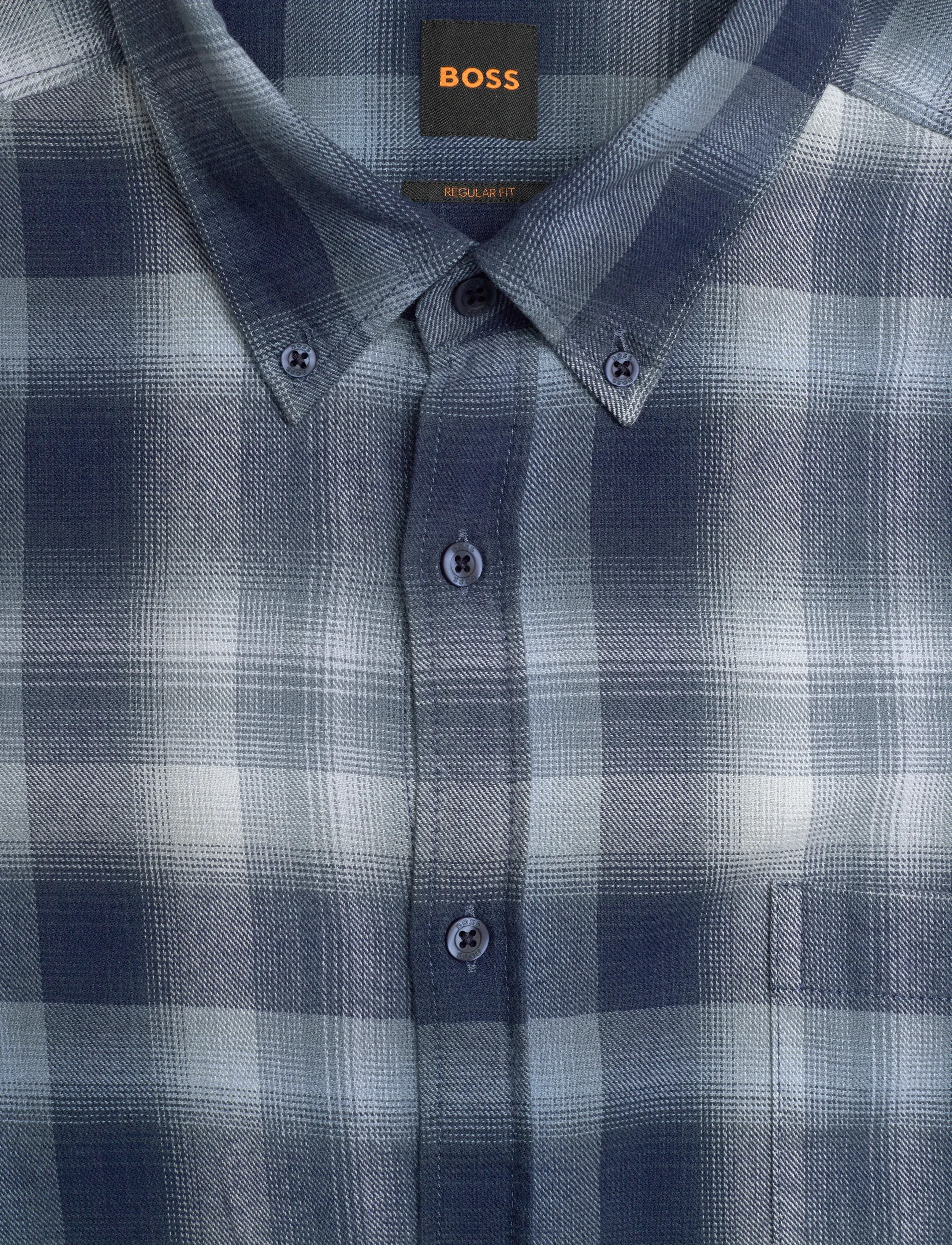 BOSS - Rickert_M - flannel-skjorter - open blue - 2