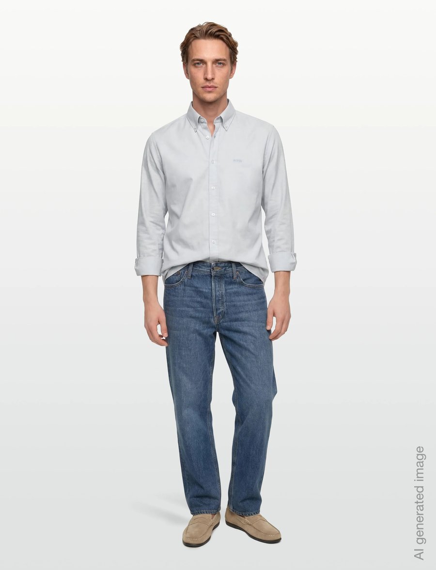 BOSS - Rickert_M - casual skjorter - light/pastel grey - 0