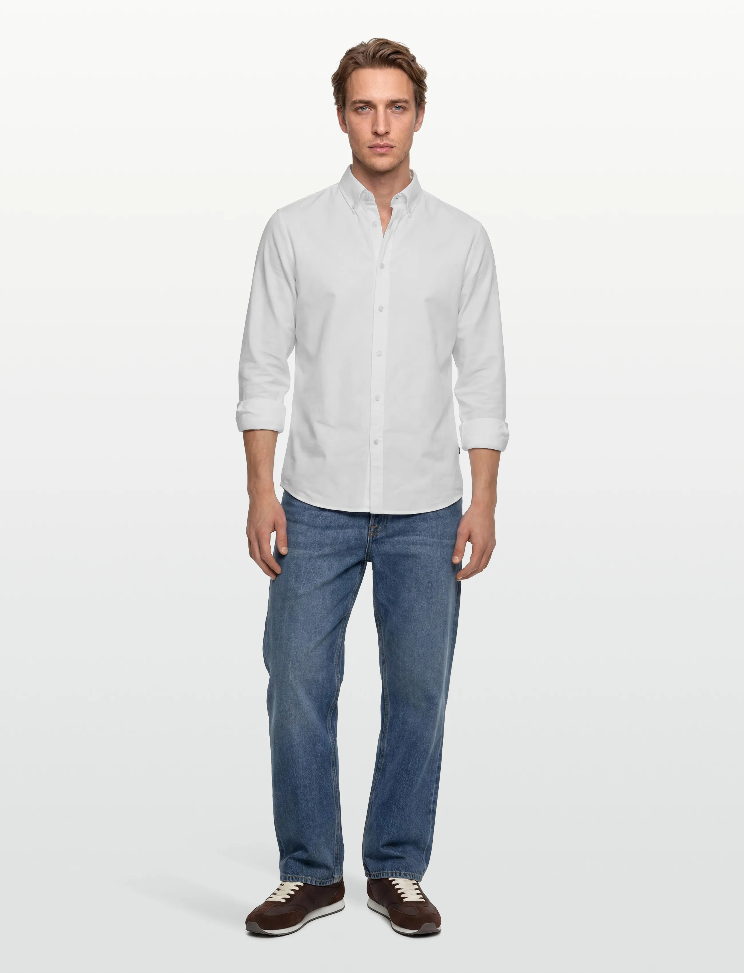 BOSS Rickert_M, XXL, Shirts, Weiß - Casual Männerswear