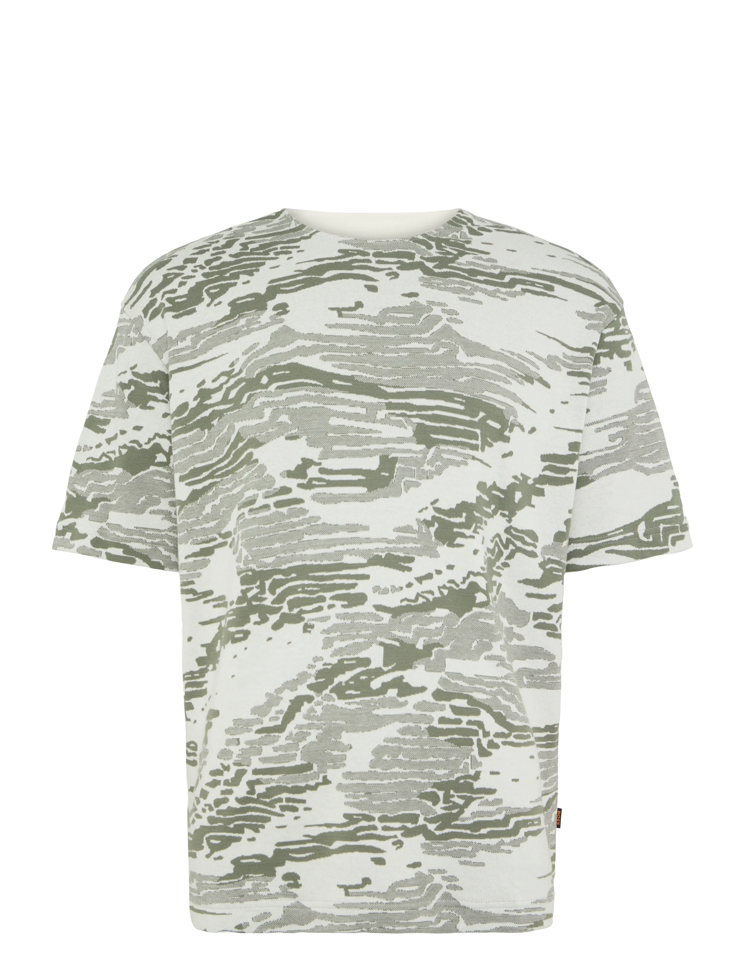 BOSS Te_Wildnature, XXL, T-shirts, Creme - Short-sleeved, Männerswear